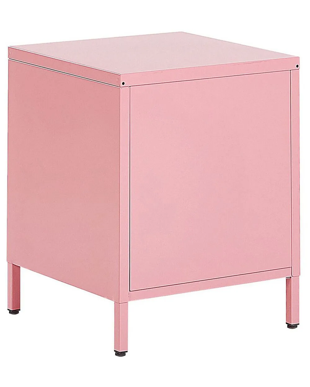 2 Drawer Bedside Table MALAVI Metal Pink