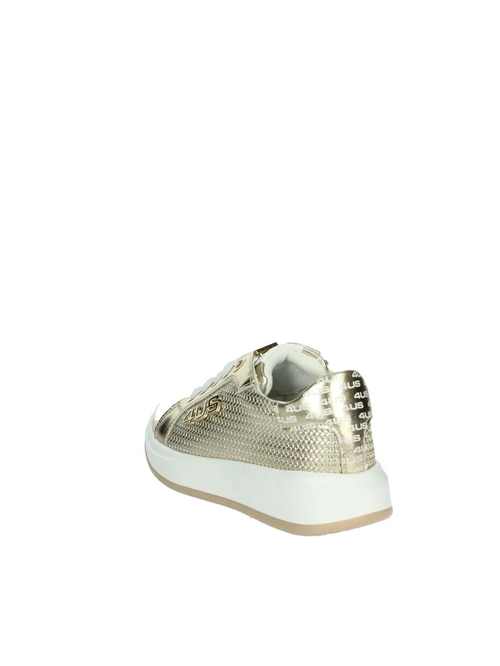 4US PACIOTTI  SNEAKERS BASSA 42701 ORO