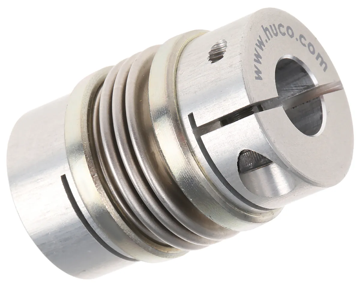 Accoppiatore Huco, Accoppiamento a soffietto, Ø est. 26mm, lungh. 37.5mm, coppia 2.43Nm, foro 10mm