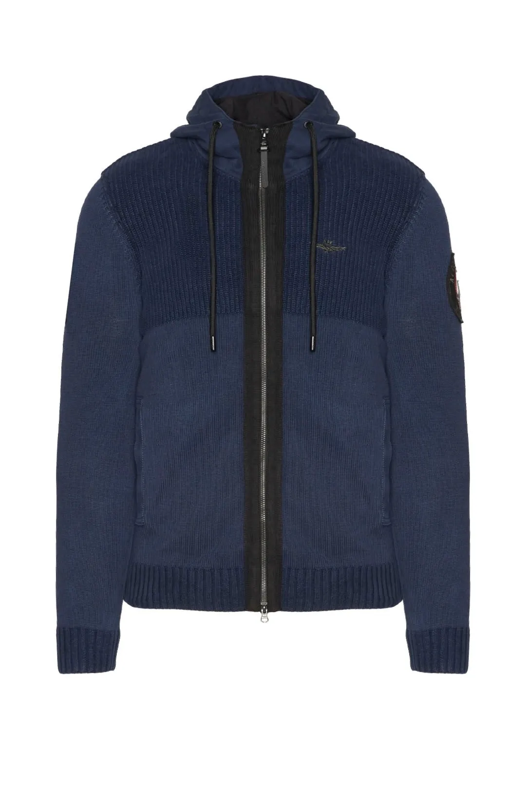 Aeronautica Militare Full Zip Shirt / Blue