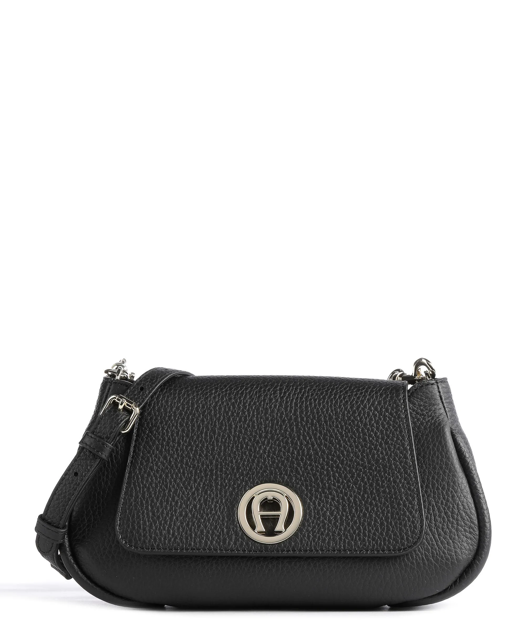  Aigner Suri S Borsa a tracolla pelle di vacchetta grana nero  
