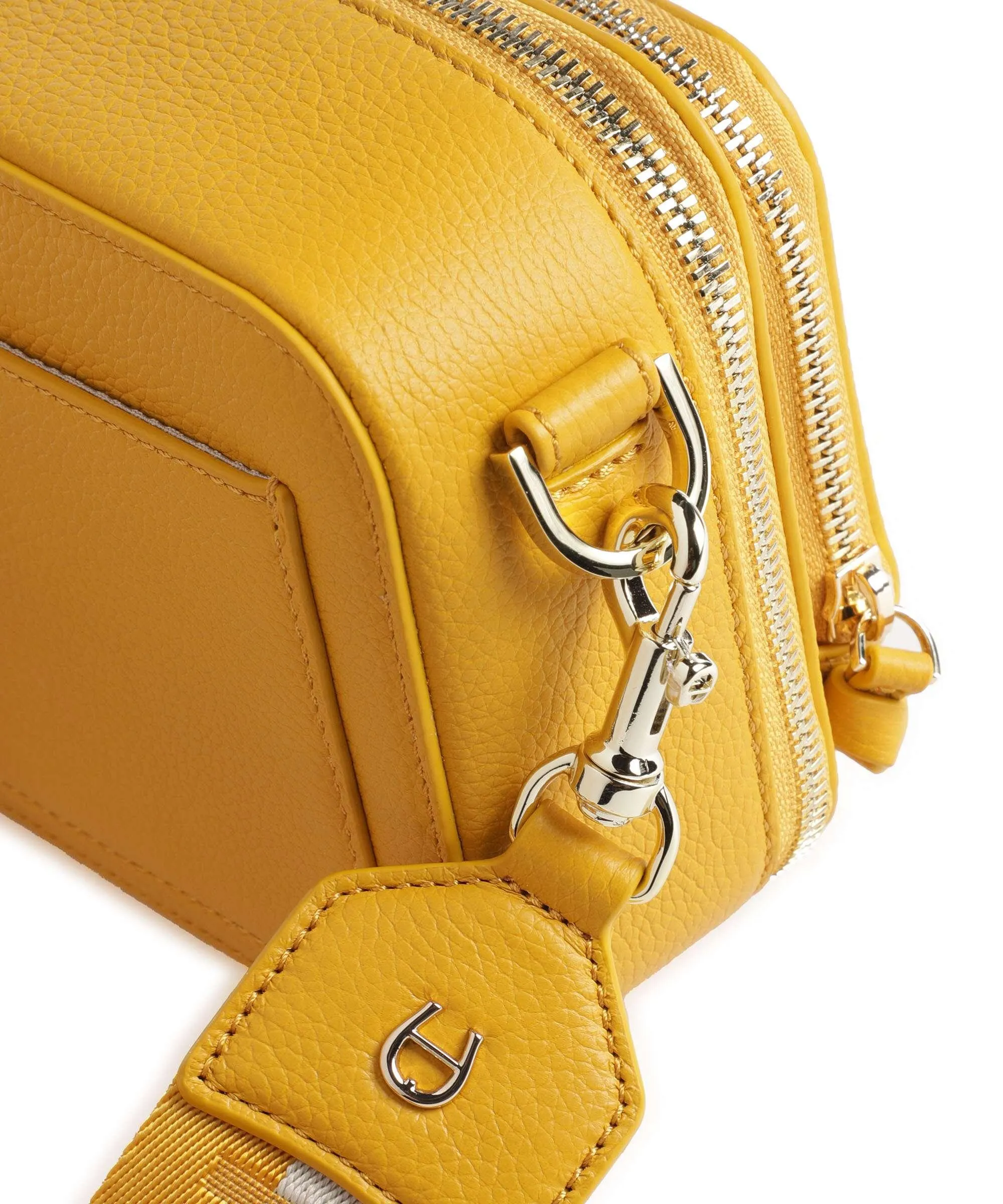  Aigner Zita S Borsa a tracolla pelle di vacchetta grana giallo senape  