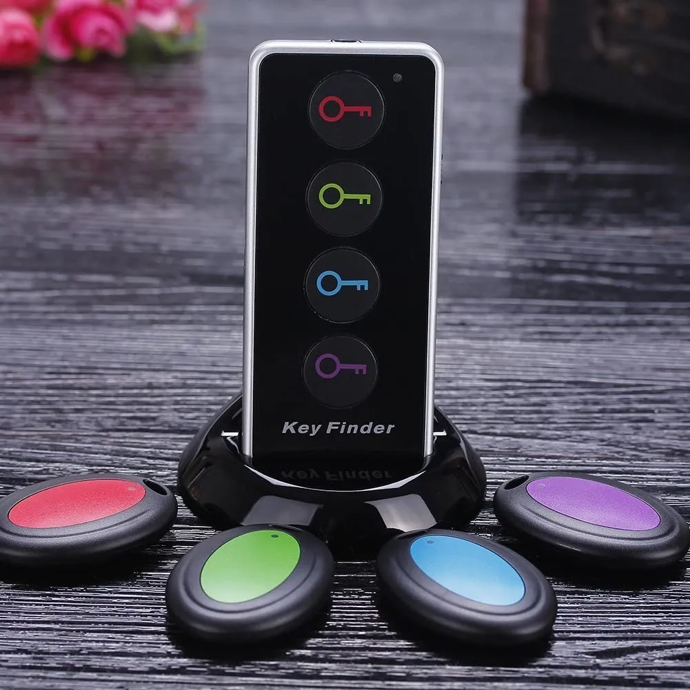 Apore Cerca Chiavi Key Finder Localizzatore Oggetto portafoglio Locatore Pet animale inseguitore LED Controllo Remoto 1 telecoma
