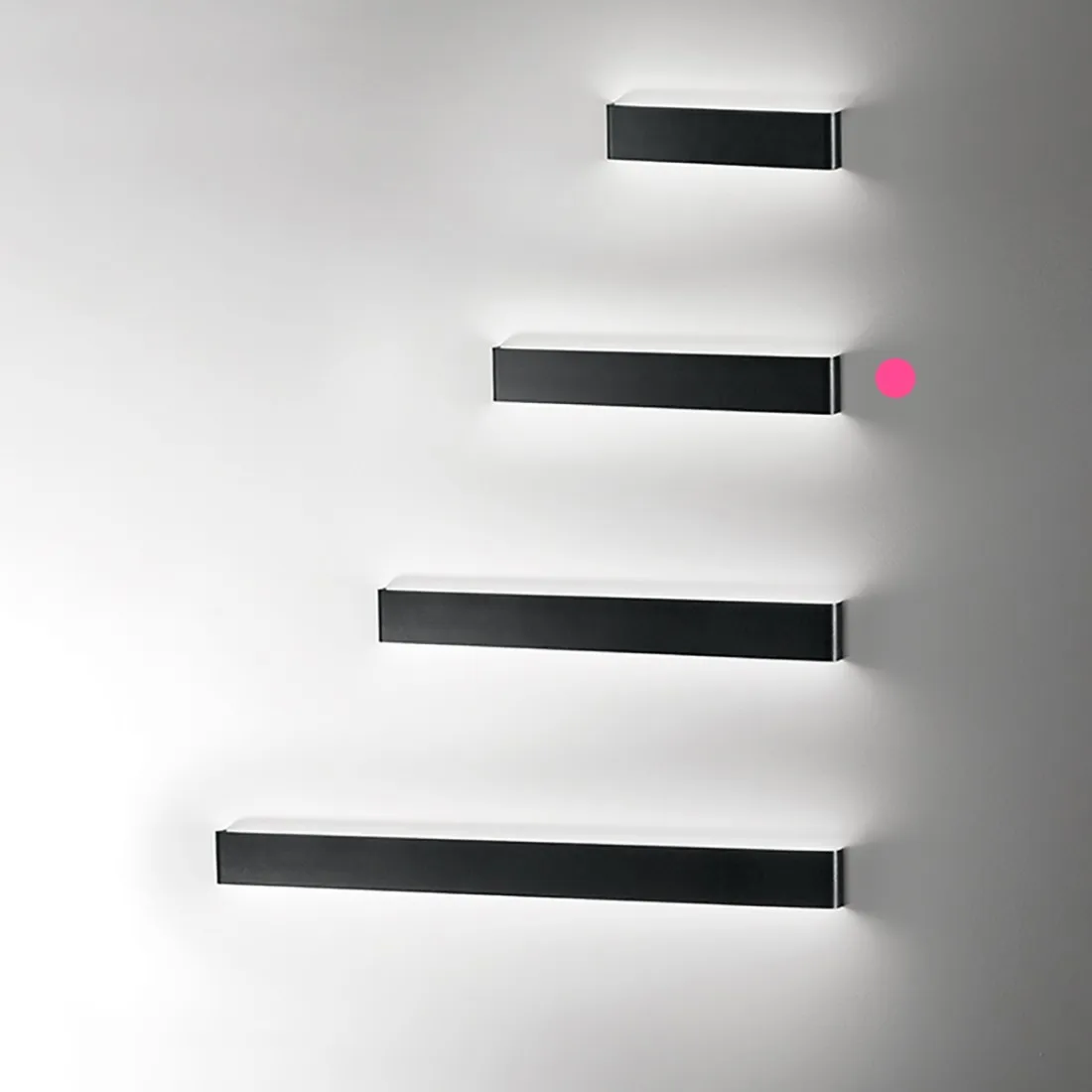 Applique moderno Perenz WAY 6710 N LC LED 61CM lampada parete biemissione metallo