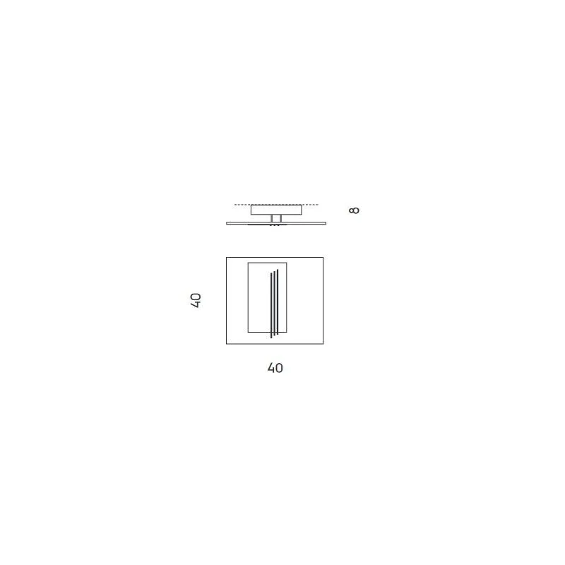 Artide LS 336 lampada da soffitto Led 7W
