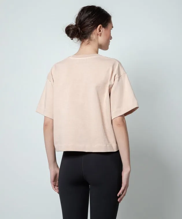 AUTRY T-shirt beige con logo A24ETSPW581R