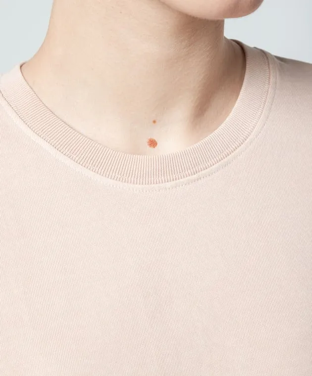 AUTRY T-shirt beige con logo A24ETSPW581R