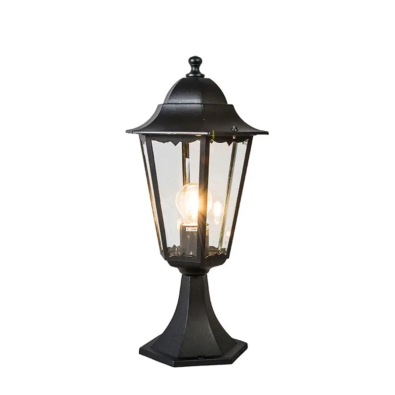 Base lanterna classica da esterno nera 48 cm IP44 - New Orleans