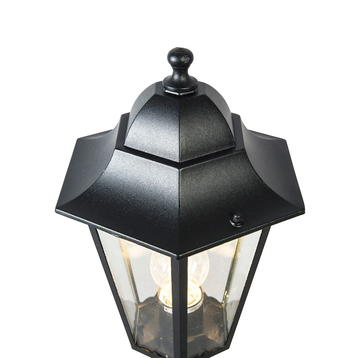 Base lanterna classica da esterno nera 48 cm IP44 - New Orleans