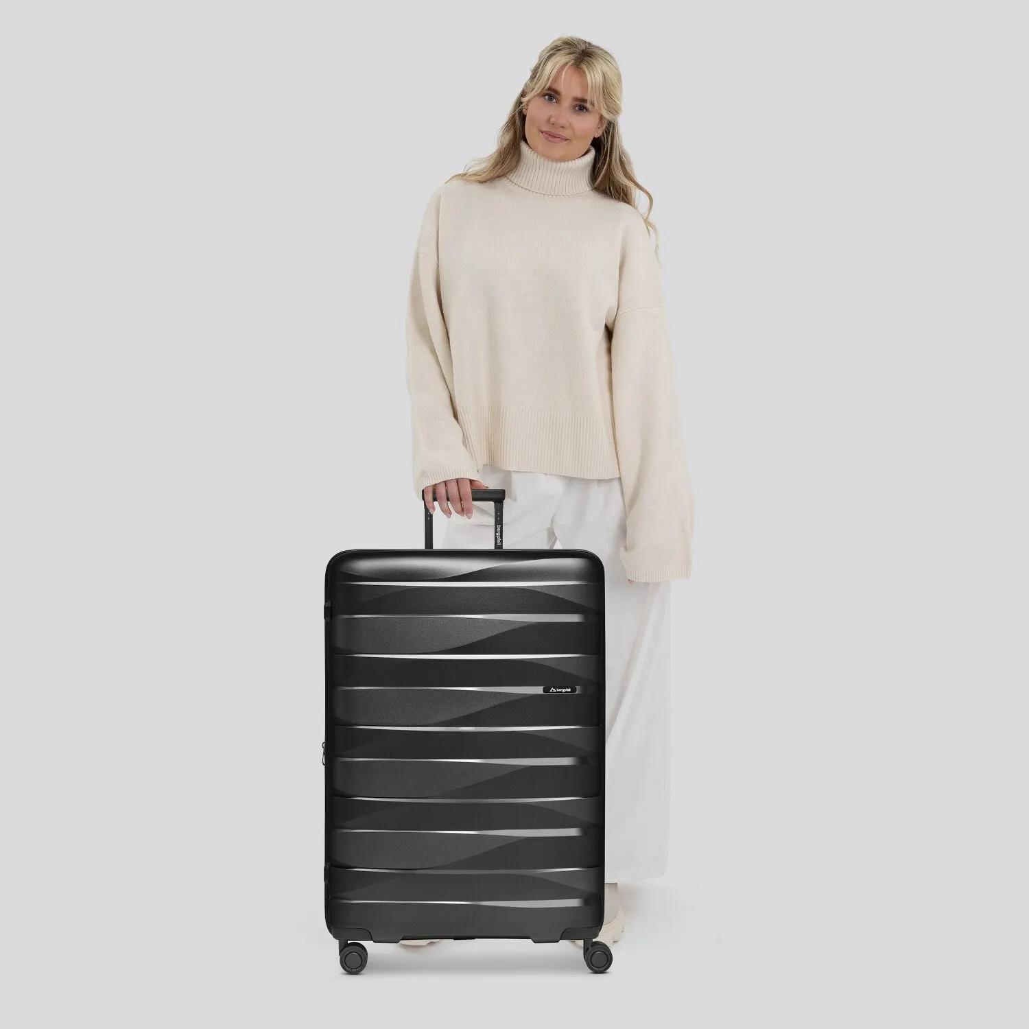 Bergpfeil Trolley da viaggio a 4 ruote L 75 cm con piega ad espansione
