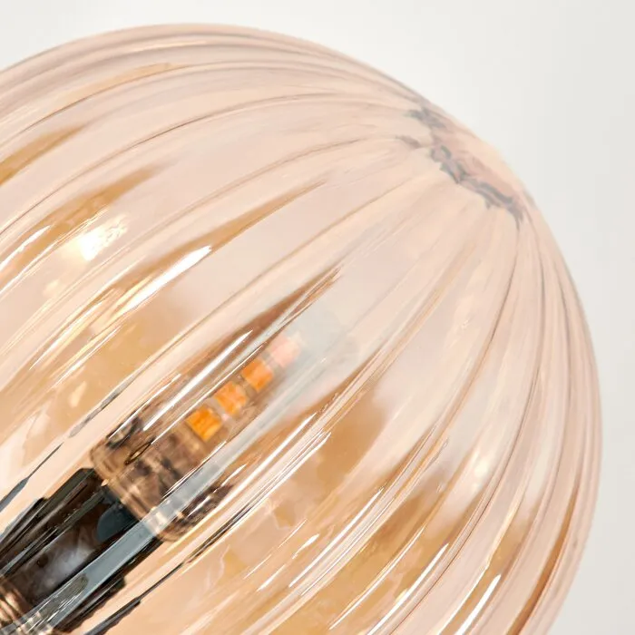 Bernado Lampada da terra - Vetro 10 cm Ambrato, 6-Luci