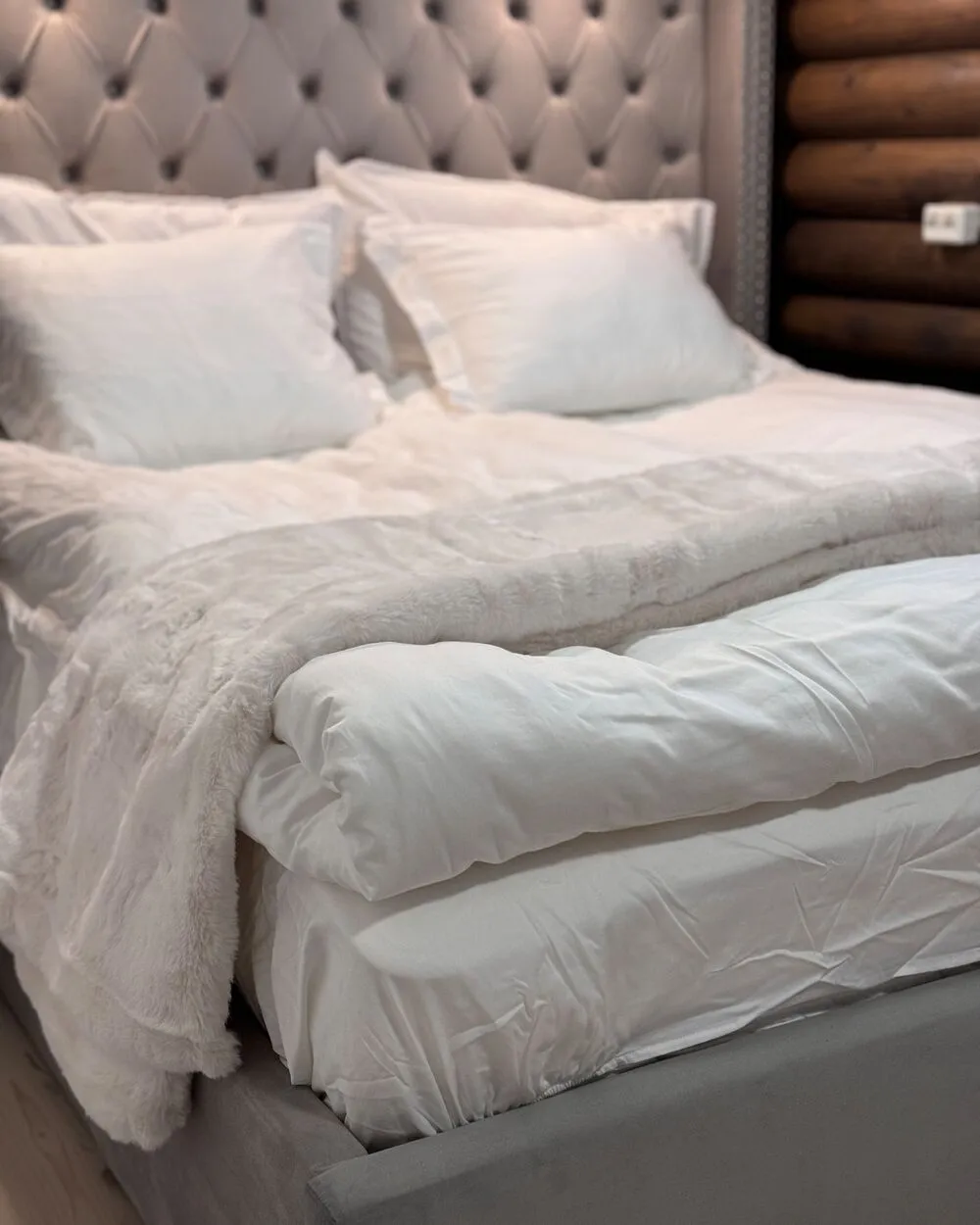 Blanket CHAAB 150 x 200 cm Off-White