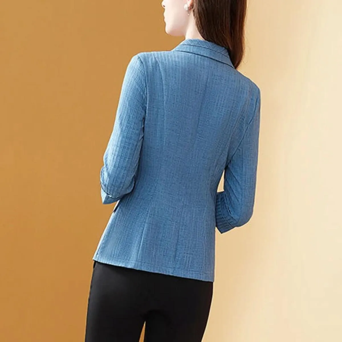 Blazer estivo Blu Donna Giacca estiva da donna Blazer Blu Blazer estivo femminile