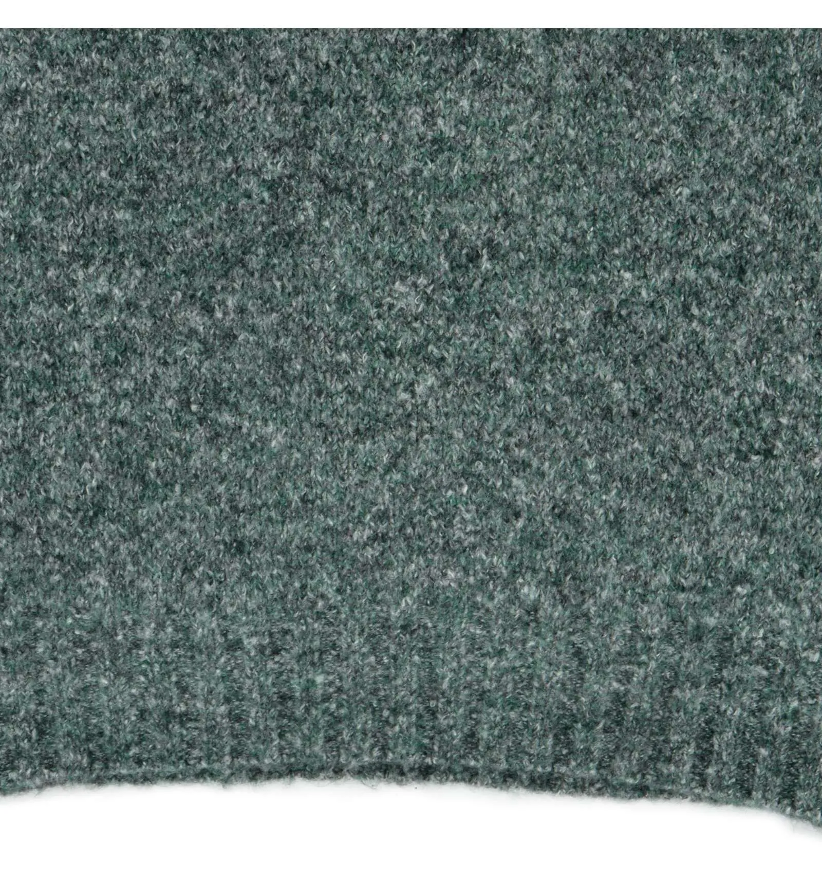 BLOCK23 uomo maglia pullover dolcevita verde melange M 0792 D 25748