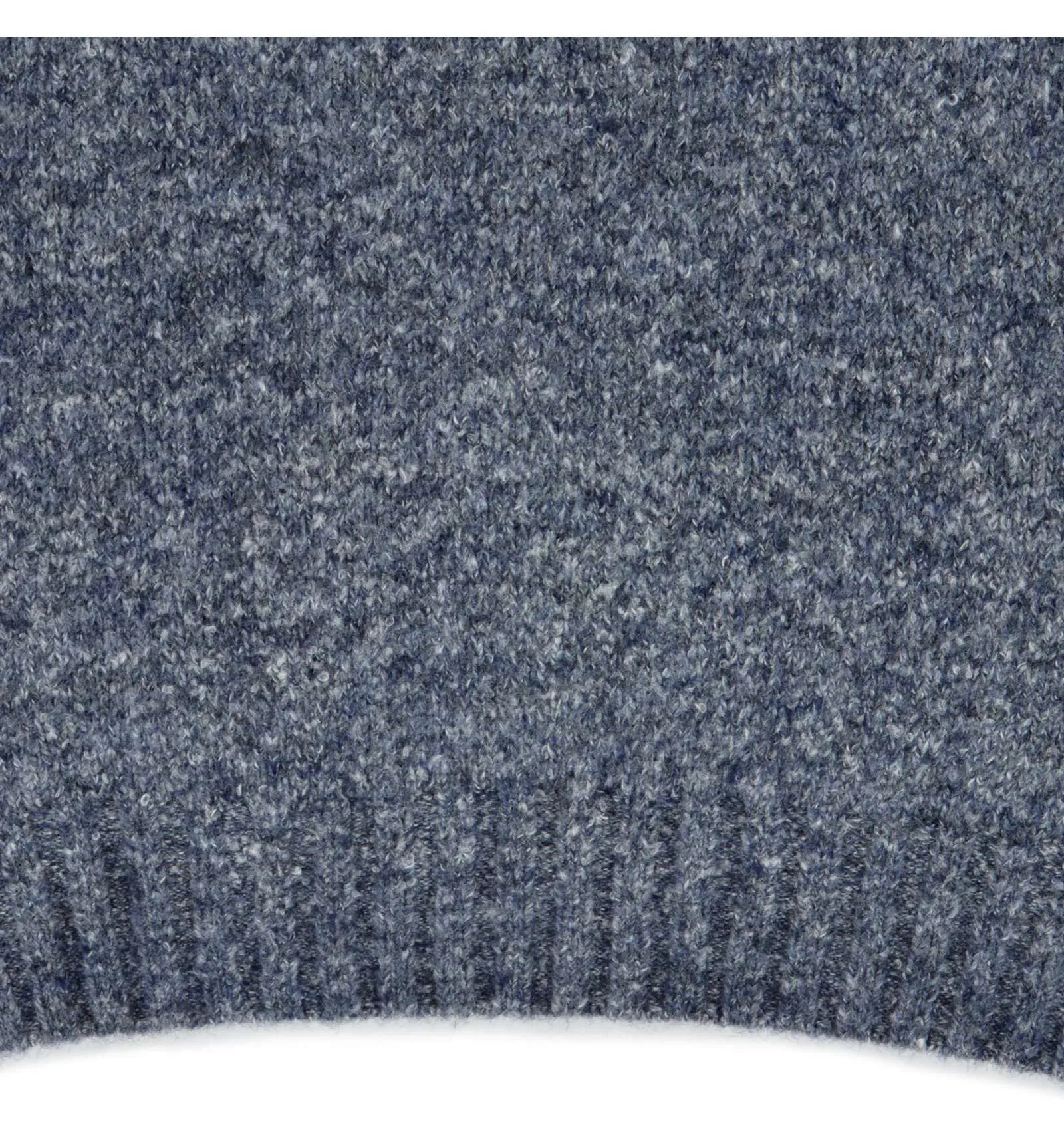 BLOCK23 uomo pullover dolcevita blu melange M 0792 D 56221