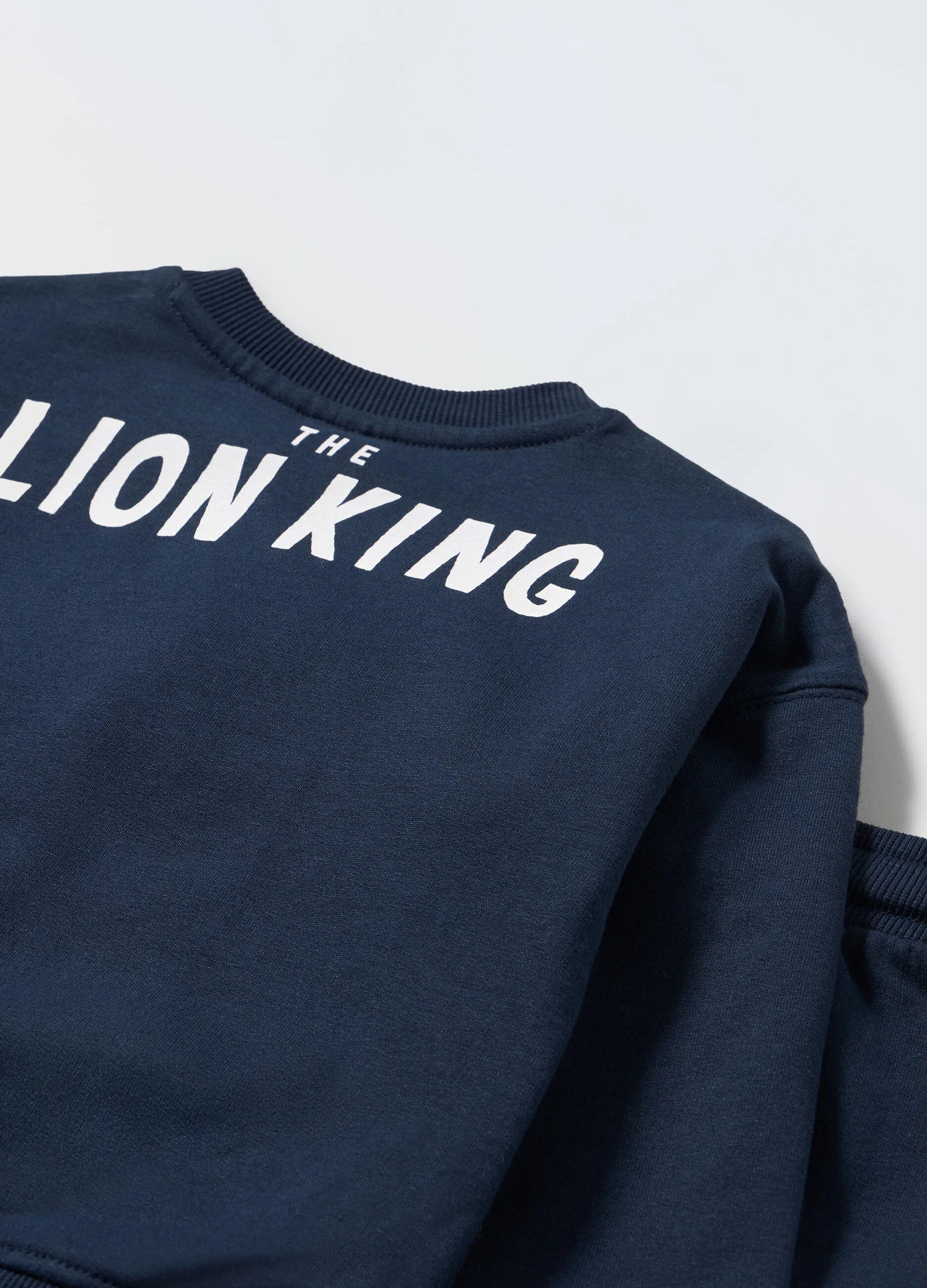BLUKIDS  Jogging set in felpa di puro cotone neonato