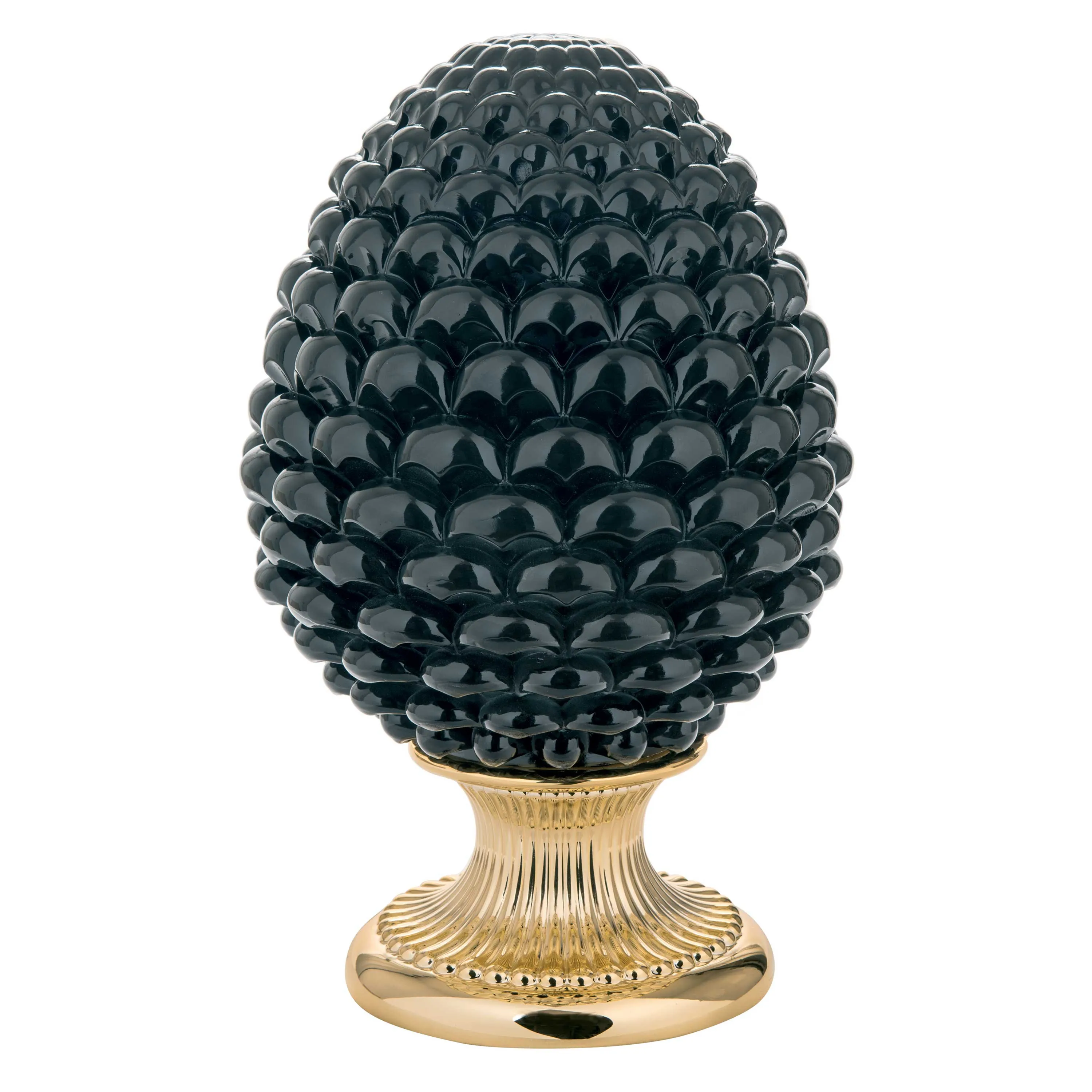 Bongelli Preziosi  Lampada da tavolo moderna a forma di Pigna siciliana decorata a mano - 60W