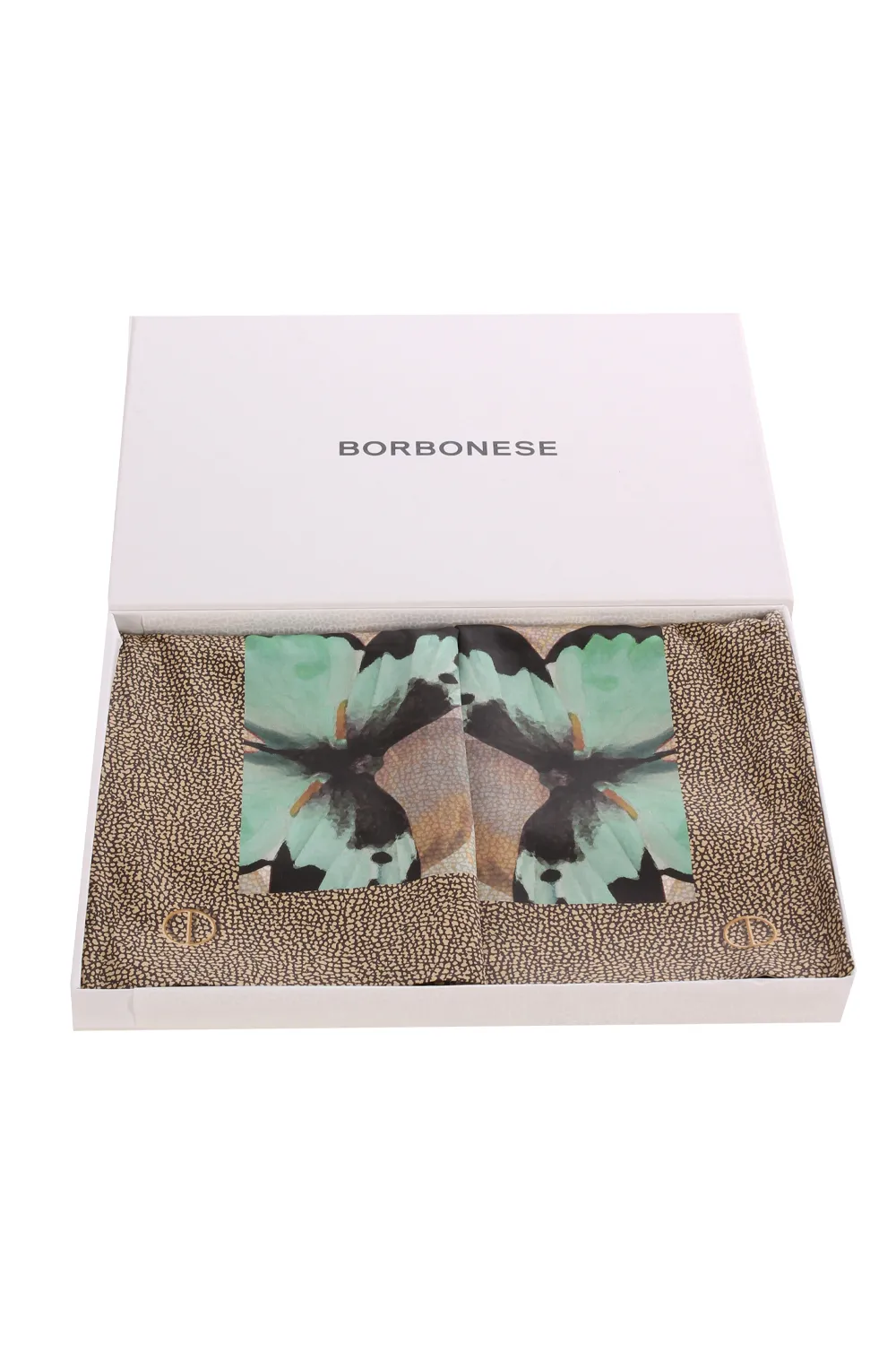 BORBONESE | COPPIA FEDERE BUTTERFLY IN RASO DI COTONE - Punto Blu