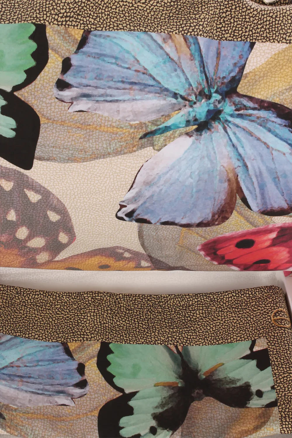 BORBONESE | COPPIA FEDERE BUTTERFLY IN RASO DI COTONE - Punto Blu