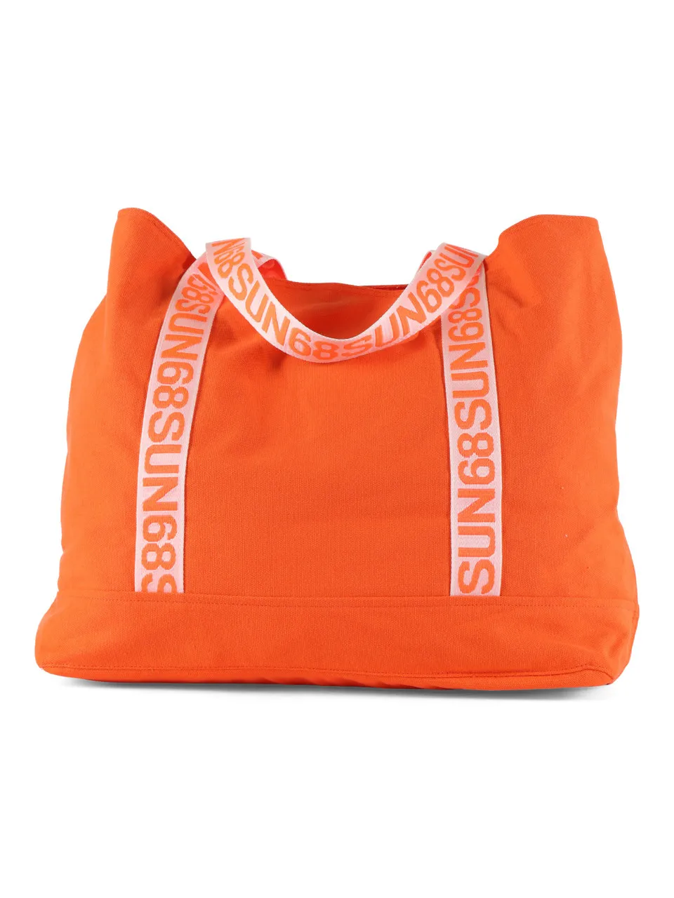 Borsa grande in canvas con stampa logo