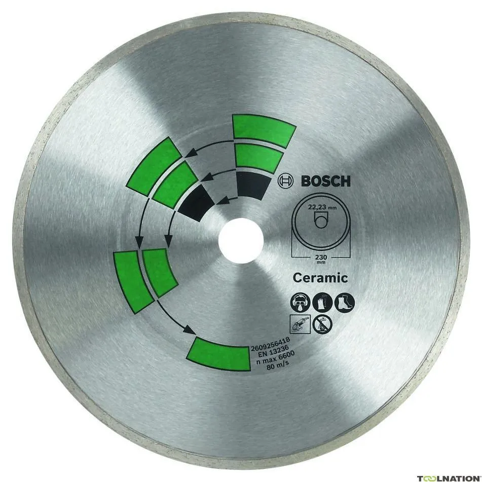 Bosch Professional Accessori 2609256417 Disco diamantato TILE TOP Tiles, 125MM,