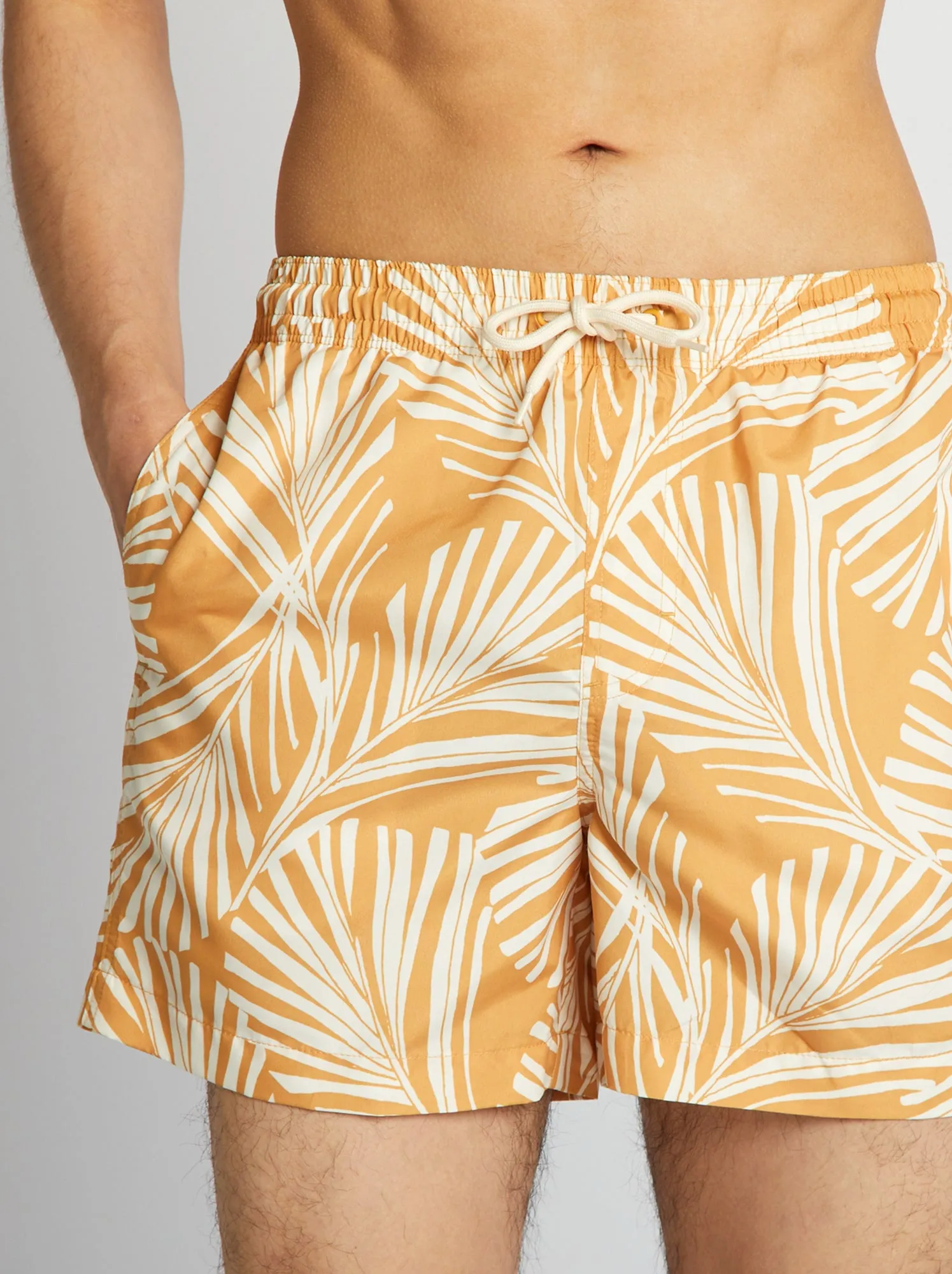 Boxer mare con motivi - GIALLO