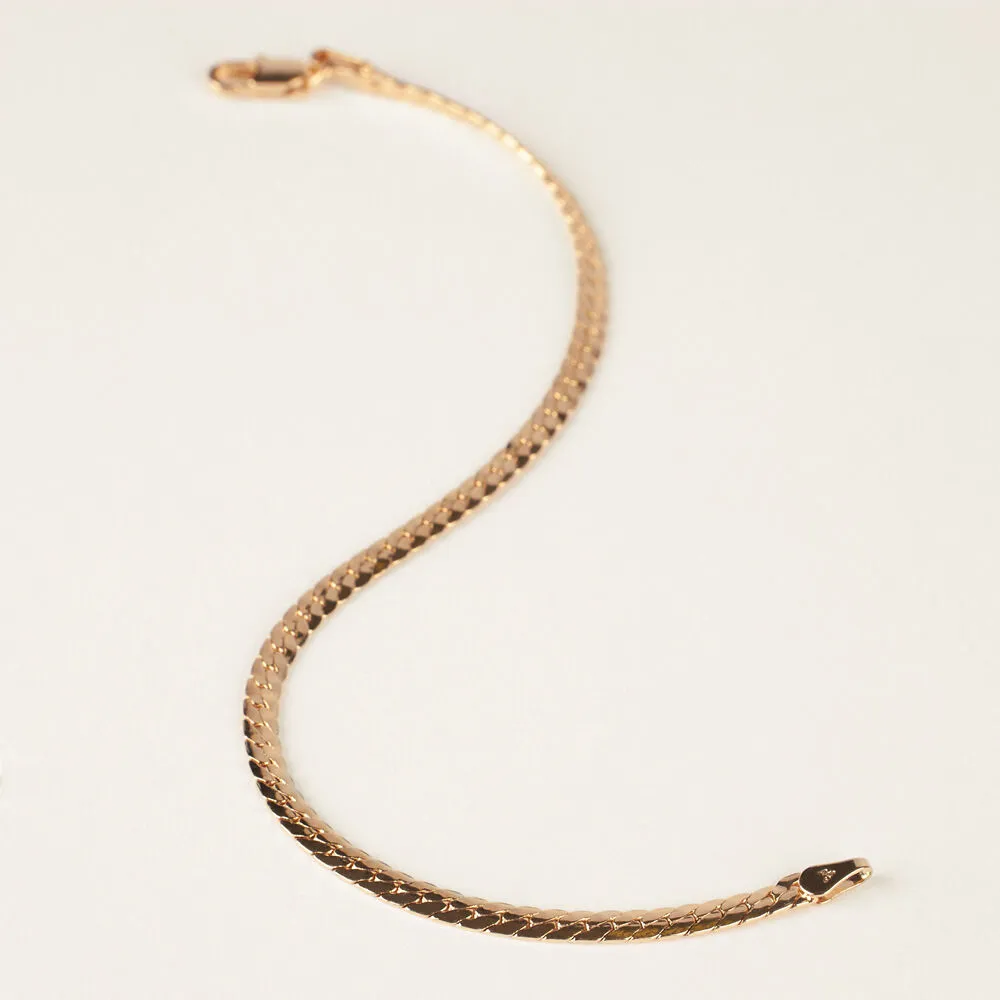 Bracciale Catena Golden Dream Placcato Oro Giallo 18 cm 1666988