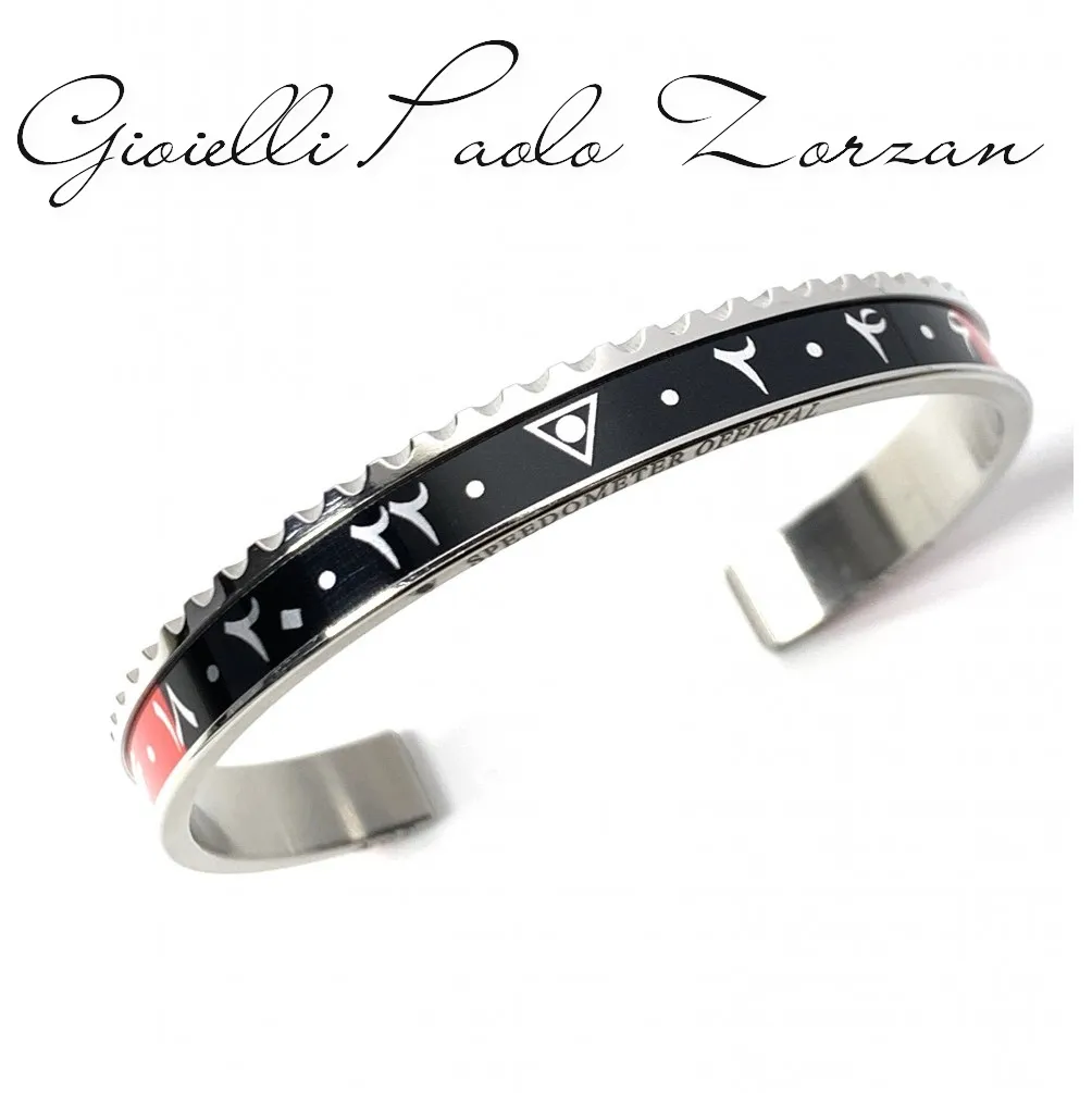 Bracciale speedometer COLLEZIONE ARABIAN CLASSIC DUAL TIME rosso nero  SBR-0901-ARABIAN