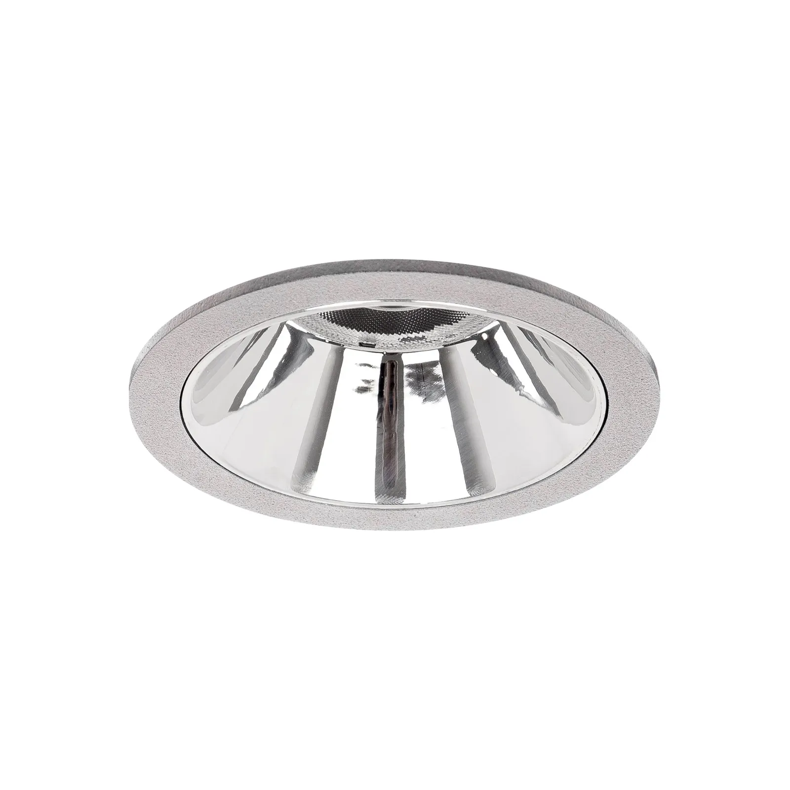 BRUMBERG Apollo Mini, riflettore liscio, rotondo, 3.500 K, argento