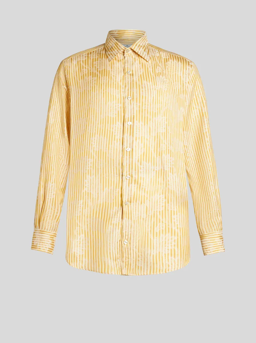 CAMICIA A RIGHE JACQUARD