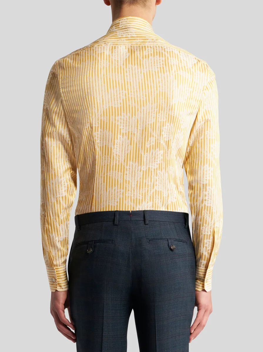 CAMICIA A RIGHE JACQUARD