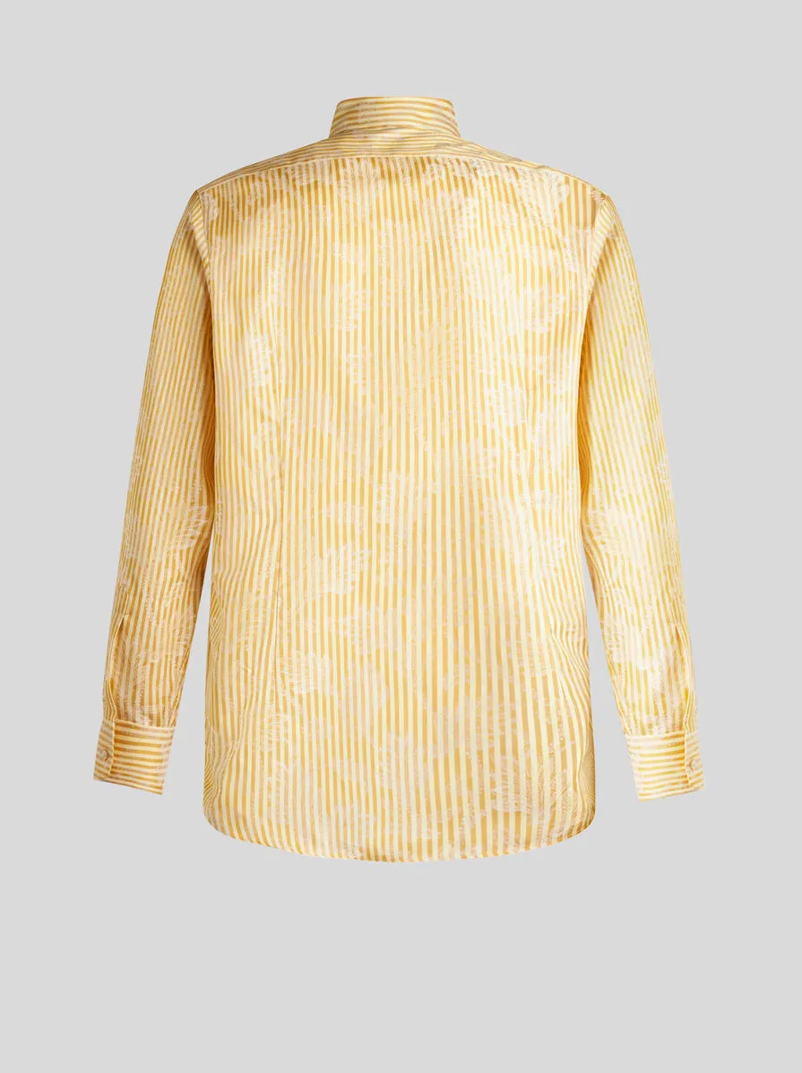 CAMICIA A RIGHE JACQUARD