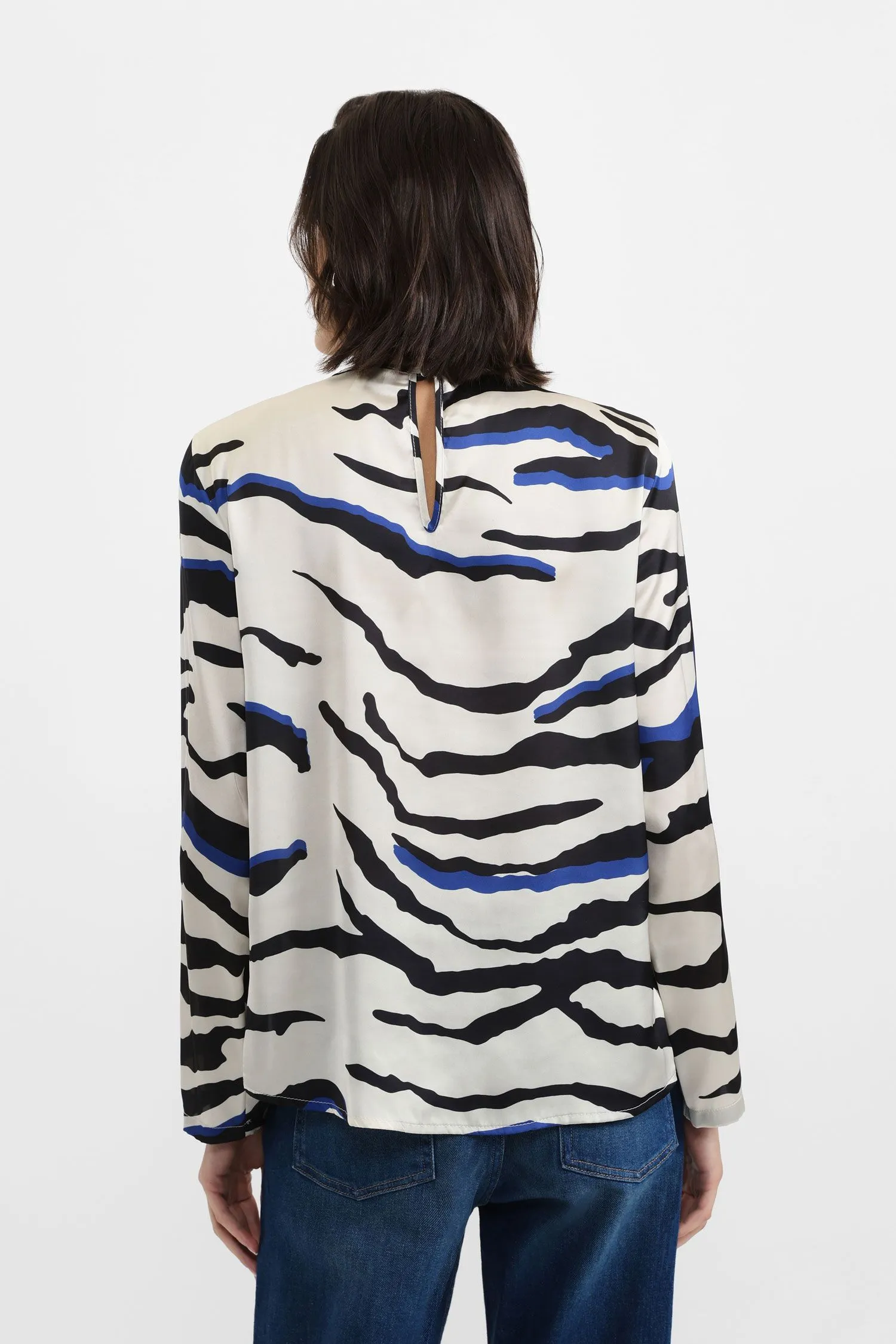  Camicia maniche lunghe con stampa 