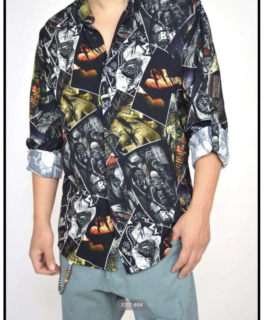 Camicia uomo, Fantasia coreana