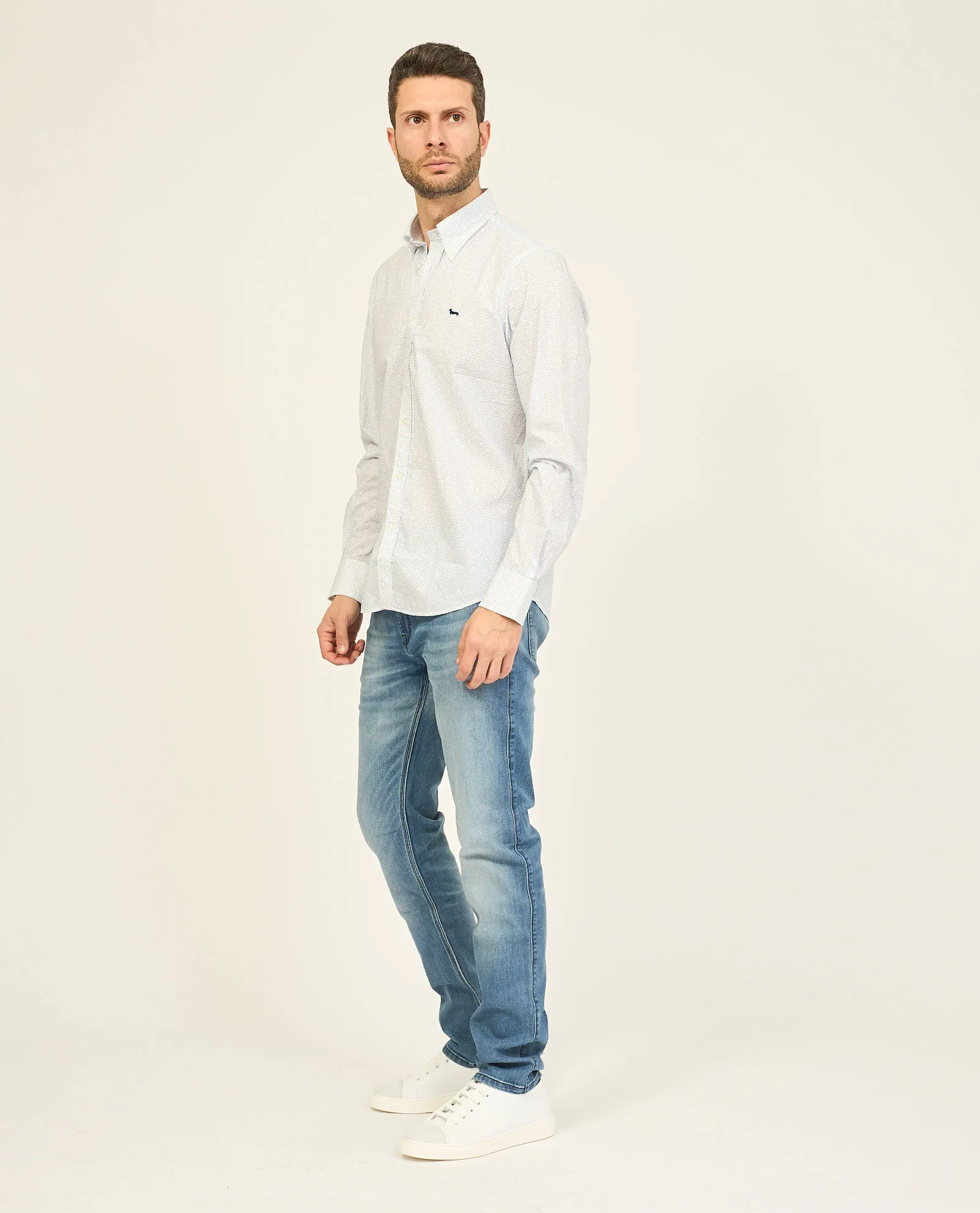 Camicia uomo Harmont&Blaine con micro motivo