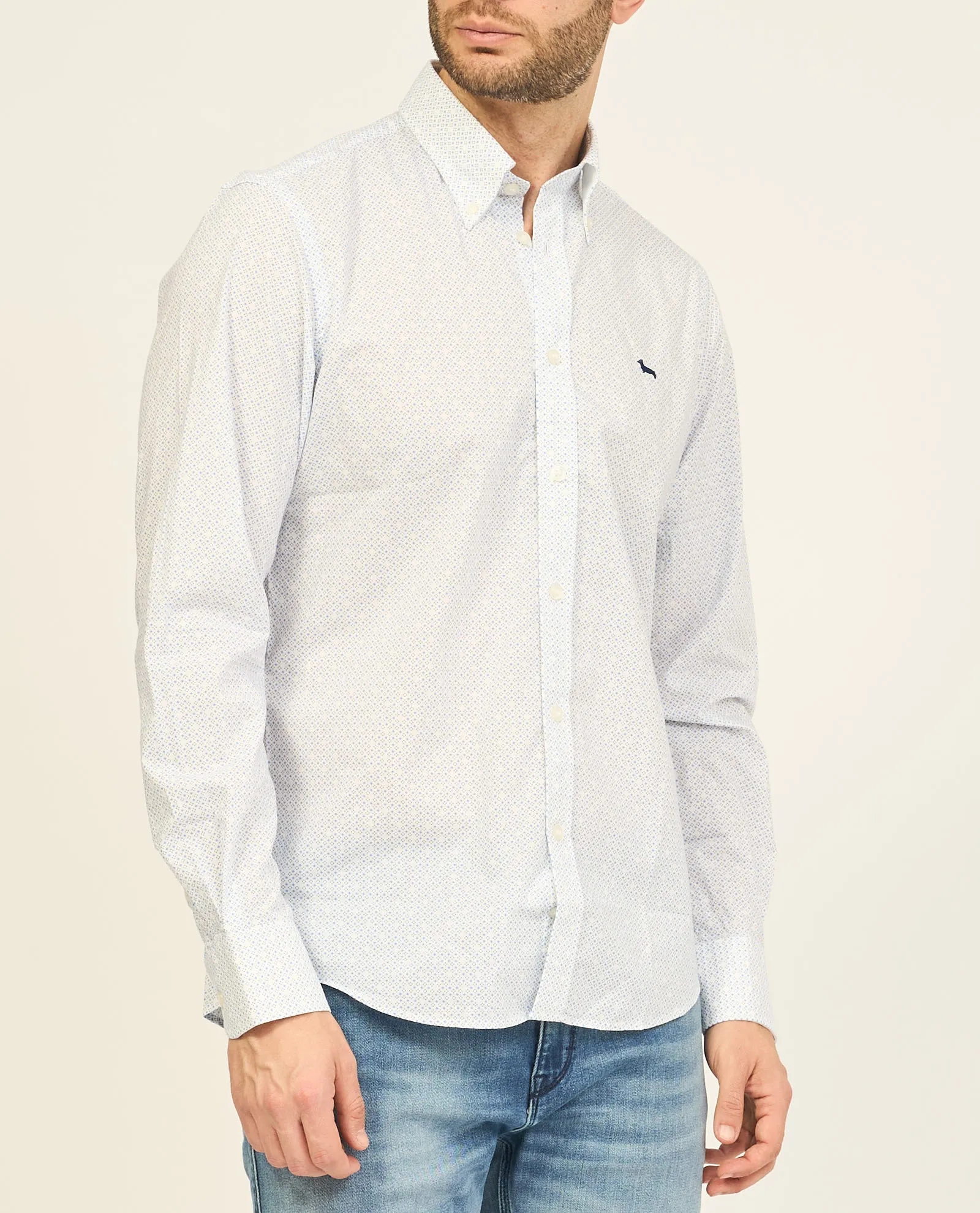 Camicia uomo Harmont&Blaine con micro motivo