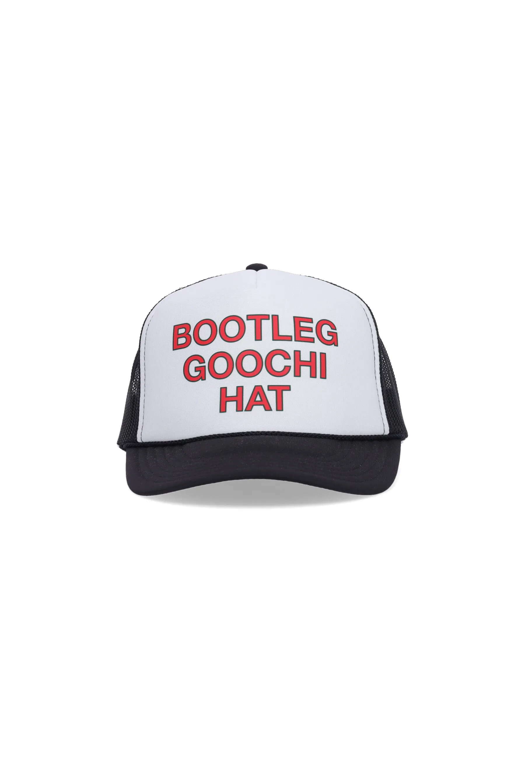 Cappellino Visiera Curva Uomo Secret Club Bootleg Goochi Trucker Hat White/black