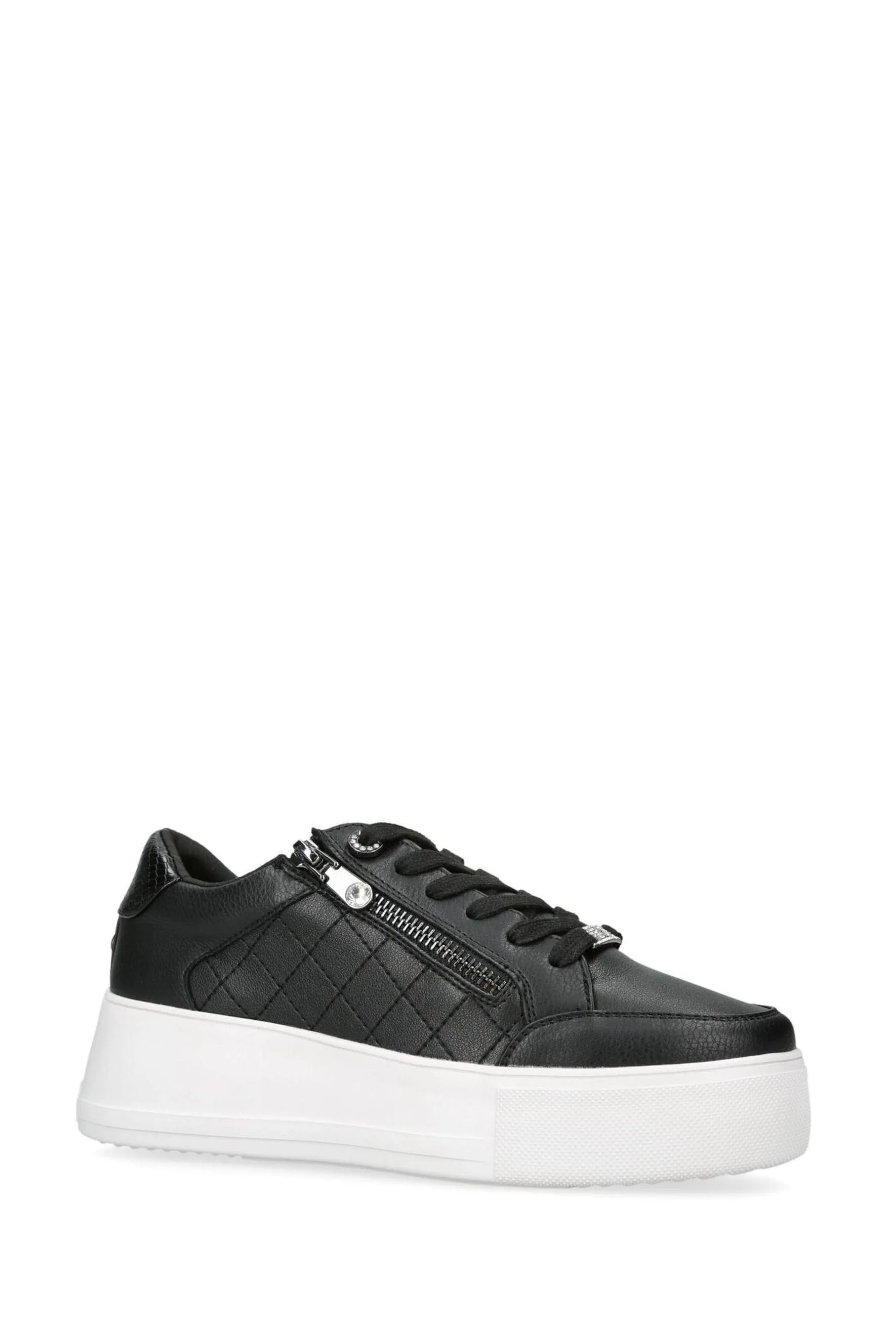 Carvela Jive - Scarpe da ginnastica trapuntate con zip