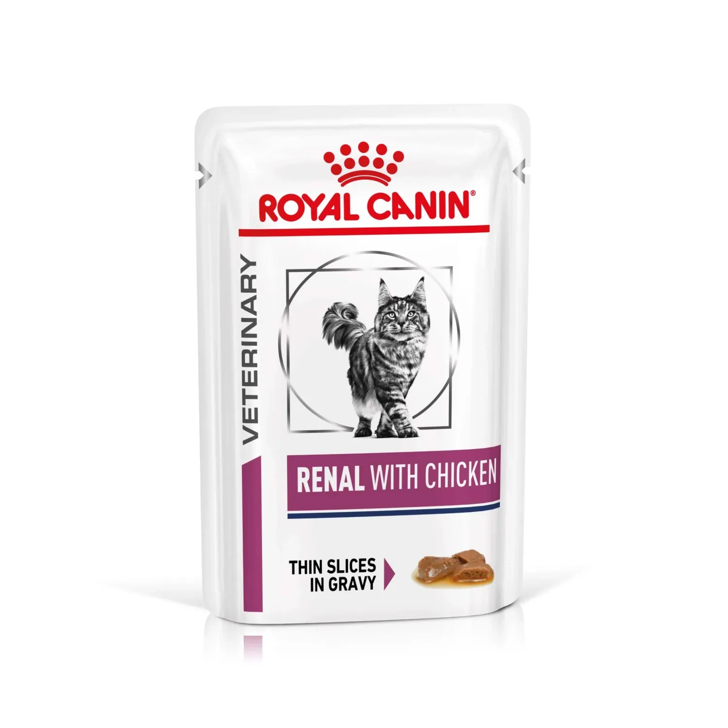 Cibo umido per gatti Royal Canin Renal pollo 12x85 g
