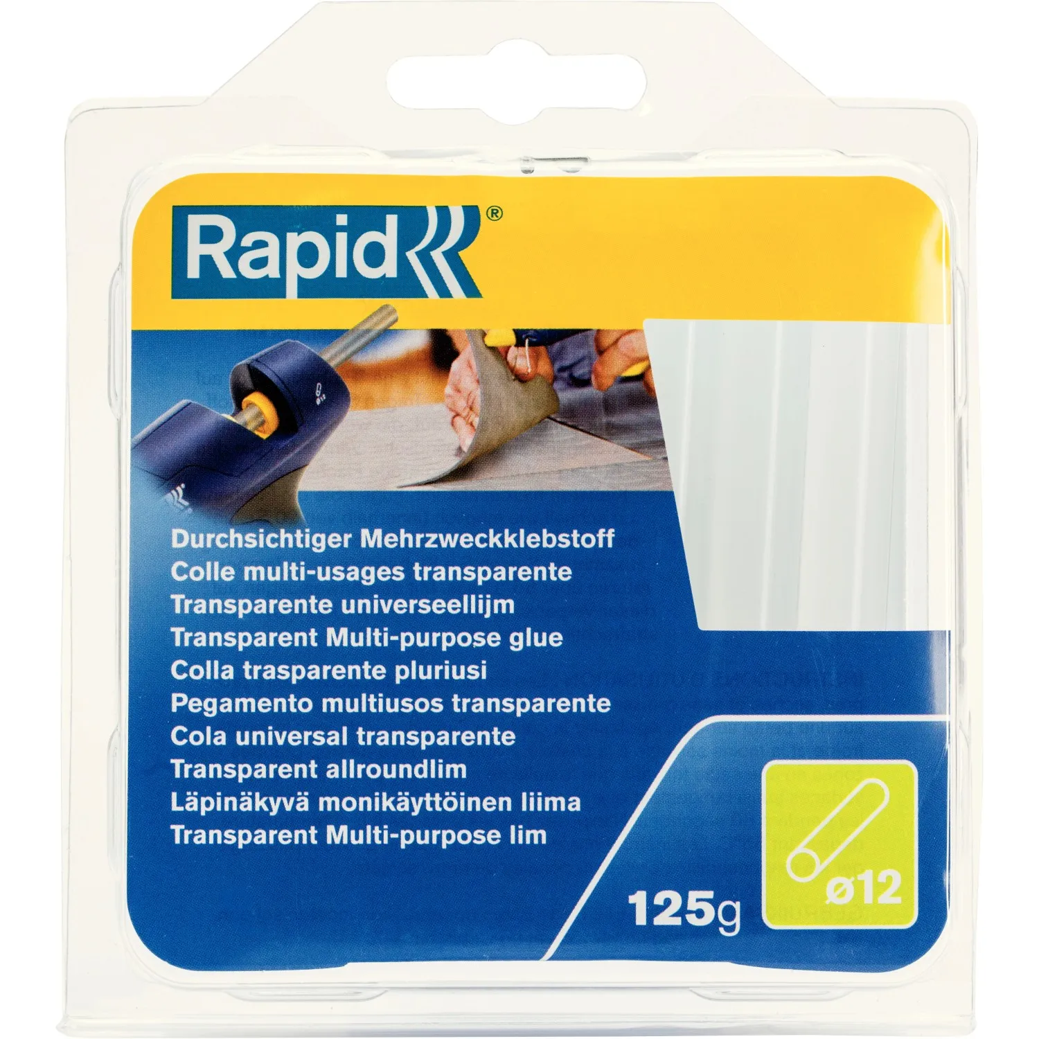 Colla trasparente Ø 12 x 94 mm blister 125 g