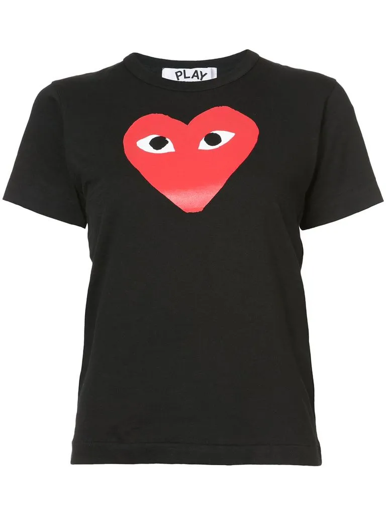 comme des garçons play T-shirt con logo cuore