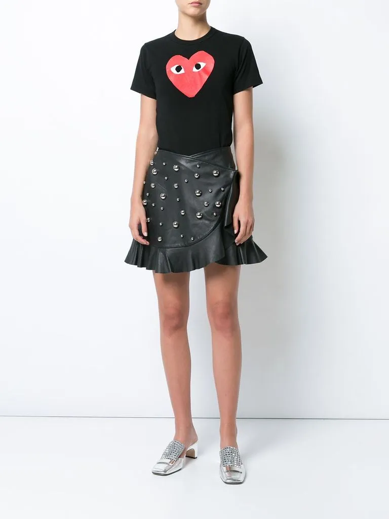 comme des garçons play T-shirt con logo cuore
