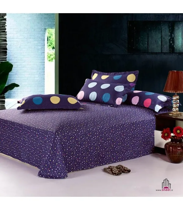 Completo Letto Pois purple - Dream Shop