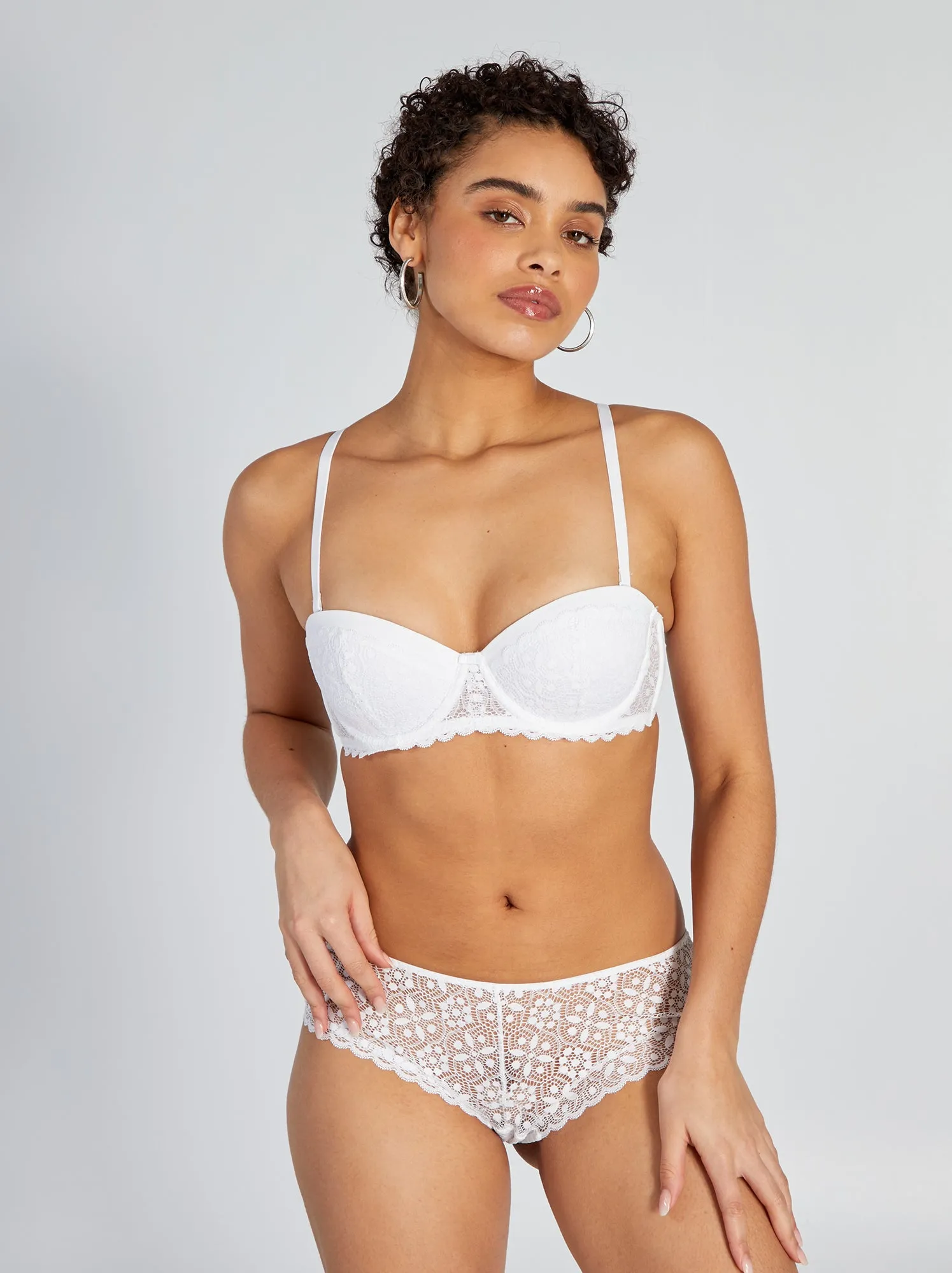 Culotte completamente in pizzo - BIANCO