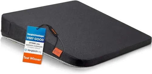 Cuscino Cuneo - Cuscino per Sedile Auto – Cuscino per Sedia Ufficio – Cuscino Auto sedile e Ufficio Antiscivolo - Auto Cuscini P