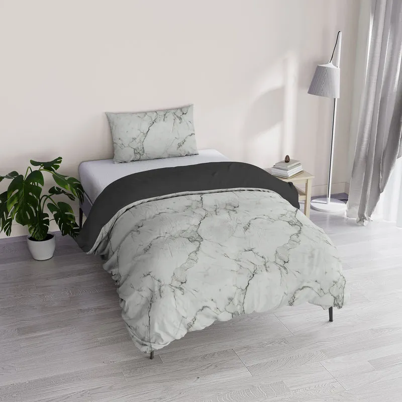 DATEX Parure copripiumino + federe Fashion - marble