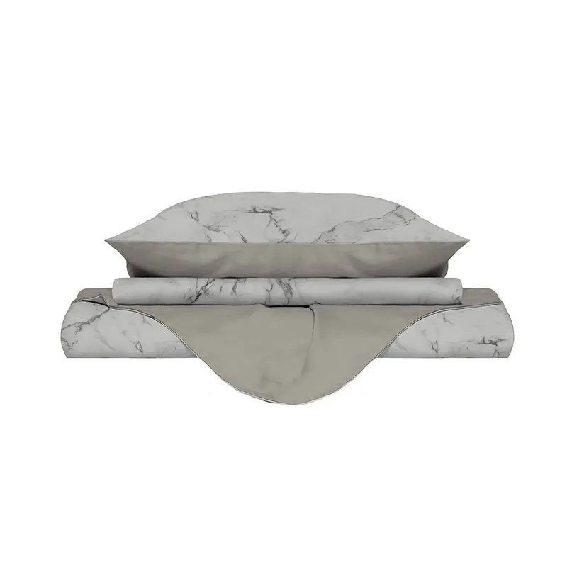 DATEX Parure copripiumino + federe Fashion - marble