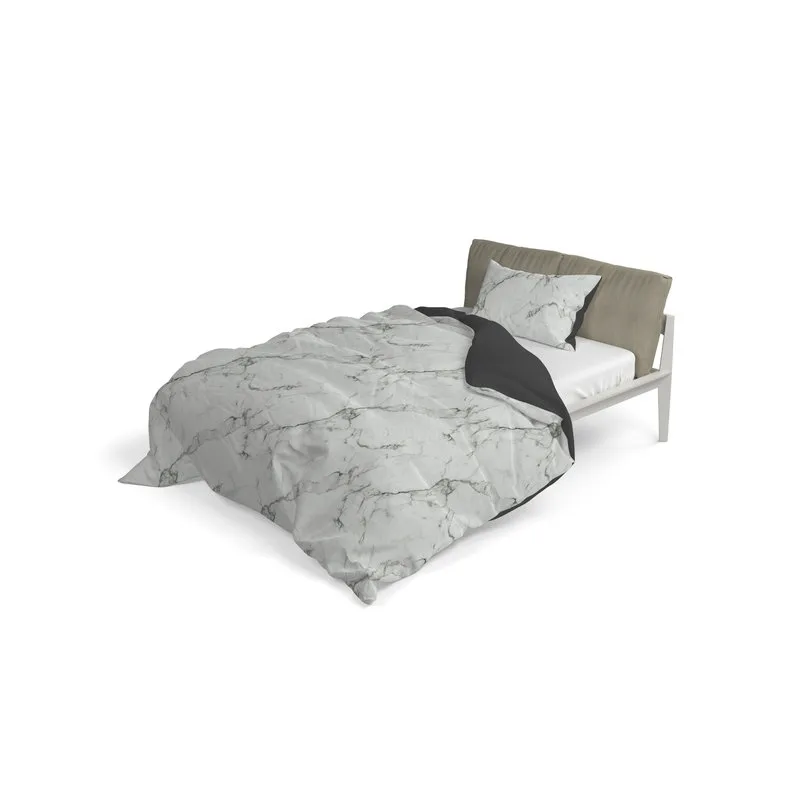 DATEX Parure copripiumino + federe Fashion - marble
