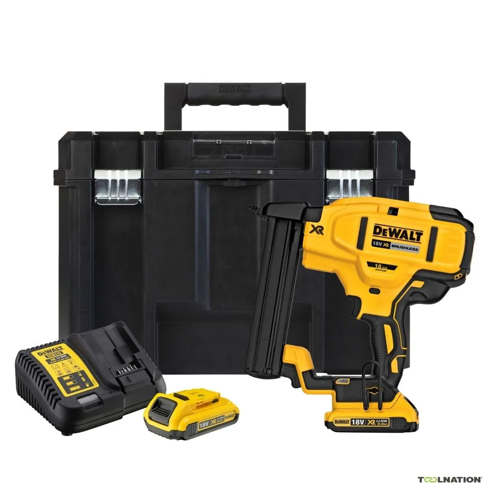 DeWalt DCN681D2-QW Cucitrice XR senza spazzole 18V 2,0Ah Li-Ion 12-38 mm con custodia TSTAK