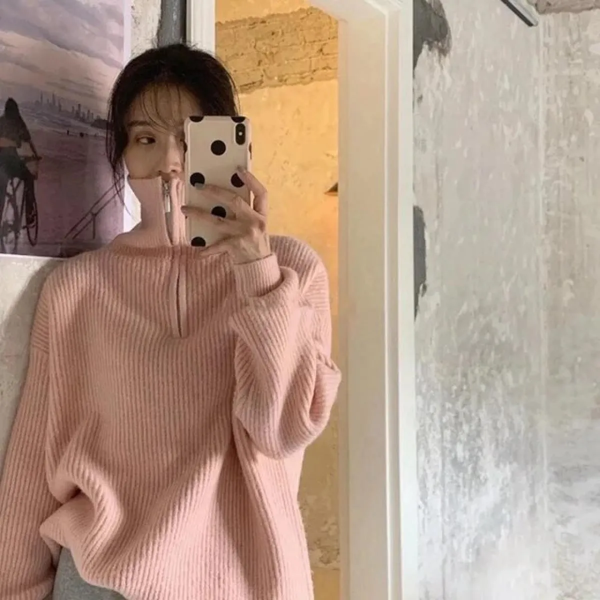 Dolcevita da donna primavera sciolto fuori 2023 nuovi maglioni pullover pullover